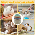 8 Pcs Stacking Cups for Bunny,Colorful Nesting Reusable Rabbit Toys