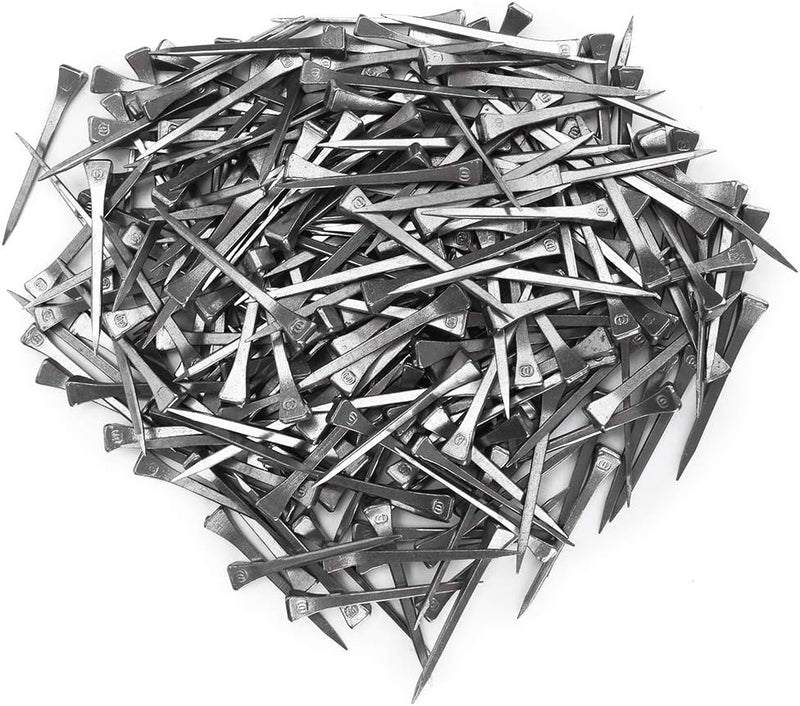 Horseshoe Nail, 250Pcs 2 Inch E6 Steel Horse Shoe Nails Hoof Peg Securing Tool for Horse Race Training Equestrian Sports