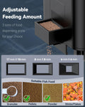 Pawfly Automatic Aquarium Fish Feeder, 320 mL Auto Fish Food Dispenser