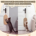 Junkin 2 Pack 16.5x6.3inch Sisal Hanging Cat Scratcher for Door Knob