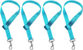 Harrison Howard 4PCS 22” Easily Packed Sturdy Nylon Bucket Straps for Hay Nets and Water Feeder Buckets-Azure Blue
