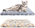 2 Pack Cat Blankets for Indoor Cats, Ultra Soft Reversible Mat, Fluffy Flannel Blanket for Small Dogs and Cats, Washable
