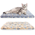 HeNdShe 2 Pack Cat Blankets for Indoor Cats, Ultra Soft Reversible Mat, Fluffy Flannel Blanket for Small Dogs and Cats, Washable Pet Pad