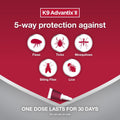 K9 Advantix II XL Dog Vet-Recommended Flea, Tick & Mosquito Treatment & Prevention | Dogs Over 55 lbs. | 2-Mo Supply