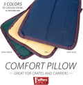 Jeffers Pet Comfort Dog Pillow, XL 36" x 48", Navy Blue – Machine Washable Dog Bed for House, Sofa, Crate & Travel – Pol