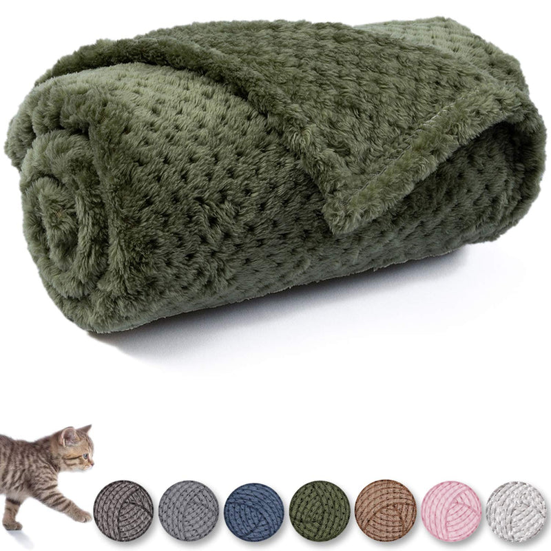 Dog Blanket or Cat Blanket or Pet Blanket, Warm Soft Fuzzy Blankets for Puppy, Small, Medium, Large Dogs or Kitten, Cats, Plush Fleece Throws for Bed, Couch, Sofa, Travel (L/40