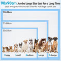 Gimars XXXXL 36"x36" Thicken Heavy Absorbency Dog Pad Extra Large- Jumbo Disposable Polymer Quick Dry No Leaking Pee Pads for Dogs, Cats, Rabbits Pets 30 Counts