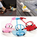 QBLEEV Pet Cole Duck Outside Walking Harness Leash with Cute Wings