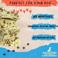 Amazing Dog Treats - Beef Cheek Strips Premium Dog Chew (Bully Dust 6 Inch - 12 Pack) - NO Odor - Thick Cut - Rawhide Al