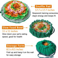 Snuffle Mat for Dogs, Interactive Foraging Puzzle Blanket, Nosework Feeding Bowl Sniffing Pad for Cats Puppies Small Medium Pets