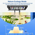 QZQ Fish Tank Light – Aquarium Light 24/7 Mode LED Aquarium Lights for Fish Tank with Adjustable Timer/Brightness, Aquar