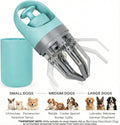 Dog Pooper Scooper with 1 Waste Bag Roll (15 Bags), Portable No-Touch Dog Waste Pickup Kit