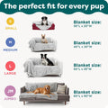 FurHaven Waterproof Throw Blanket for Dogs & Indoor Cats, Reversible Protective Pet Blanket, Medium, Long Faux Fur & Velvet, Driftwood
