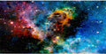 72x18 inches Galaxy Aquarium Background Stars Universe Fish Tank Backdrop