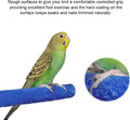 CHIOSHIO 4 PCS Bird Perch Stand Toy, Wood Parrot Perch Stand Platform Paw Grinding Stick, Cage Accessories Exercise Toys Budgies Parakeet Cockatiel Conure Hamster Gerbil Rat Mouse