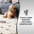 Nature’s Miracle Advanced Platinum Stain and Odor Remover and Virus Disinfectant, 32 Ounces, Disinfects and Cleans