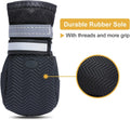 Dimicoo Breathable Dog Boots for Medium Large Dogs,Non-Slip Dog Shoes for Summer Hot Pavement,Lightweight Paw Protector 
