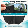 Durapower Dog Car Door Protector丨2 Pack Extra Big & Thick Anti Pet Scratching Waterproof Vehicle Door Covers Guard Truck Interior Panel Safe SUV Universal 600D Black