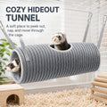 Ferret Rat Hammock Hamster Hanging Tunnels Tubes for Cage - Soft Guinea Pig Hideout Bed, Chinchilla Hammock for Small an