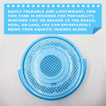 Foldable Small Aquarium, Portable Fish Tank, Fish Transport Container, Plasitc Fish Bowl, Beginner Tank, Great Concept f