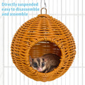 BNOSDM Sugar Glider Pouch, Pet Glider Cage Sleep Bag Squirrels Playing Hideout Hanging Hammock with Warm Cotton Pad Smal
