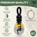 Noble Bells Handmade in USA, Extra Loud Collar Bell for Cat or Dog, XSmall