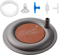 hygger Aquarium Air Stone, 2.6 Inch Nano Air Stone Makes Super Tiny Bubbles, Ultra Quiet Dissolved Oxygen Diffuser Small