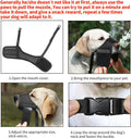 HEELE Dog Muzzle,Soft Nylon Muzzle Anti Biting Barking Chewing,Air Mesh Breathable Drinkable Adjustable Loop Pets Muzzle