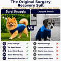 Surgi Snuggly Dog Surgery Recovery Suit, Cone Alternative, Spay/Neuter ML