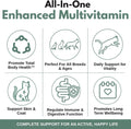 Wholistic Pet Organics Feline Complete - 4 oz - Organic Cat Multivitamin + Probiotic Supplement for Overall Health, Skin & Coat Support - Cat Vitamins for Cats Health - Kitten & Senior - 37 Scoops
