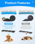 MyfatBOSS 8 Set Dog Water Filter Replacement Compatible with SIBAYS & Compatible with Kastty 15L/4Gal, Dog Water Fountain Filter, Multilayer Filtration System 8Pre-Filter+8 Filters+8 Sponges