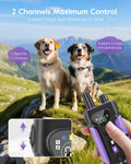 SLOPEHILL Dog Shock Collar 2 Dogs (8-140Lbs),4200FT Dog Training Collar