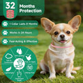 Flea Collar for Dogs, 4 Pack Flea and Tick Prevention for Dogs