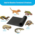 2Pcs 36"x18"Reptile Terrarium Substrate Barriers, Bioactive Terrarium Supplies, Reptile Tank Accessories for Geckos, Sna