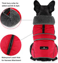 Dogcheer Dog Winter Coat, Waterproof Dog Jacket with Zipper Leash Opening
