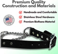 Martingale Collar for Dogs, Biothane, Stainless Steel Hardware, No Pull, Made in The USA, Professional Grade