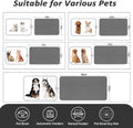 HotLive Dog Food Mat - Absorbent Cat Mat for Food and Water, No Stains Pet Feeding Bowl Mat, Easy to Clean Pet Placemats