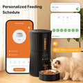 NEWBULIG Automatic Cat Feeder 2.4G WiFi Timed 4L Small Dog Food Dispenser