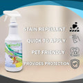 GreenFist Pet Stain & Odor Remover Magic Fast Acting Carpet Spot Cleaner Enzyme Powered Formula Cats,Dogs, Small Animal,