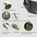 QIPAN Cat Hammock for Cage - Washable Soft Outdoor Mat, Waterproof Cooling Pad for Cats (Large, Black)