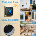 Dog Door Bell 2026 Enhanced Touch, Wireless Doggie Doorbell for Potty Training to Go Outside, IP65 Waterproof, 1000ft Range, 55 Melodies, 5 Modes & Adjustable Volume (2 Buttons)
