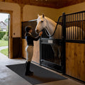 LWFCOEE Horse Stall Mat 4x6 Ft Large Horse Stable Mat Absorbent Non-Slip Washable Floor Mat for Horses Livestock Stables