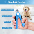 Swihauk Heavy Duty Dog Nail Clippers and Trimmers, Professional Pet Nail Clippers with Nail File for Dogs Cats Small Ani