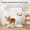 Pawise Dog Pee Pad Holder for Puppy, Puppy Pad Holder Tray with 4 Pee Pads, Pet Training Pee Pad, Indoor Potty Tray for 