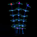 Uniclife Strip Coral Plant Ornament Glowing Effect Silicone Artificial Decoration for Fish Tank, Aquarium Landscape - Gr
