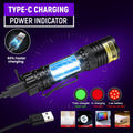 DARKDAWN UV Flashlight 365 & 395nm Black Light，Ultraviolet Blacklight