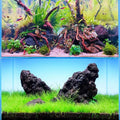 Black Lava Rock 5lb Natural Volcanic Stone for Fish Tank,3 Pcs 4-6 in