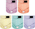 Dog Diapers Female Washable Reusable Pack of 5 for Heat Size XL