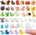 Zerobe Mini Resin Animals: 40 Styles Tiny Collectible Figurine Bulk Pack