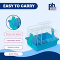 Prevue Pet Products Small Animal Travel Carrier Hamster, Bird - Blue